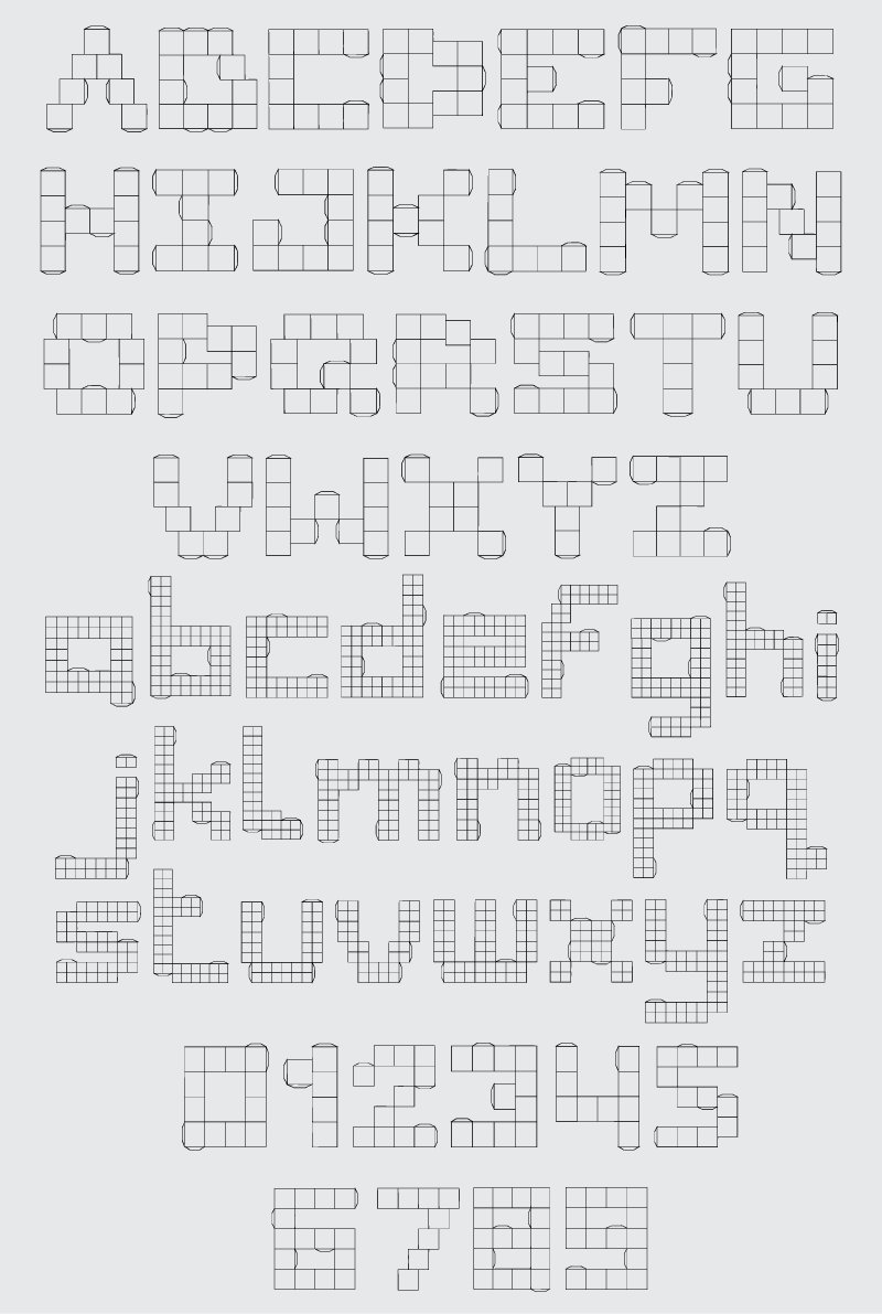 Nermin's Template Font