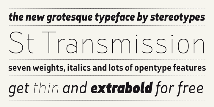 St Transmission 200 Font