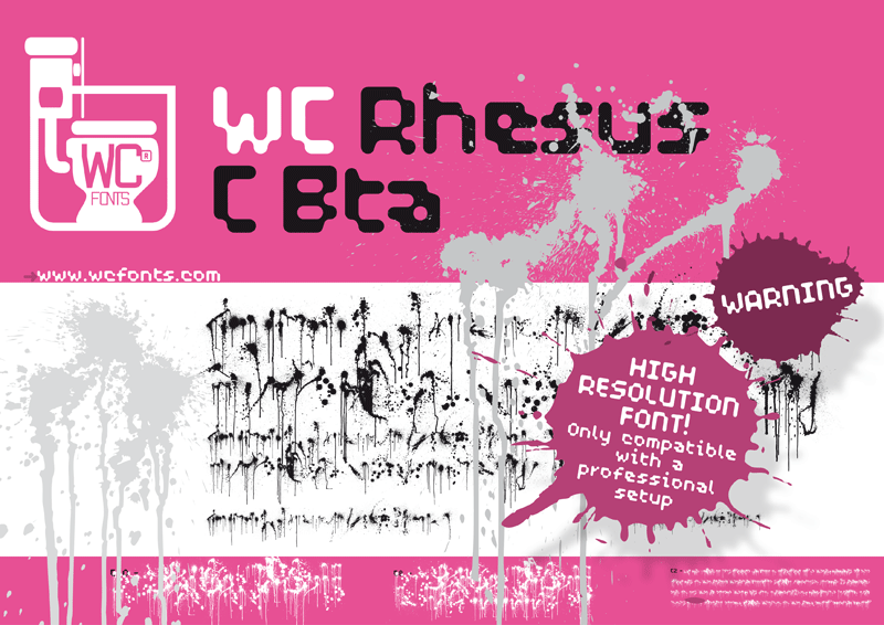 WC Rhesus C Bta Font