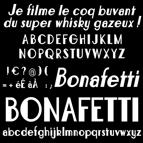 Bonafetti Font