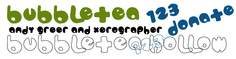Bubbletea Font
