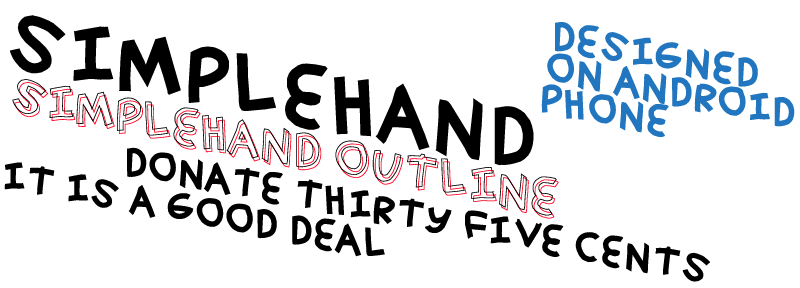 Simplehand Font