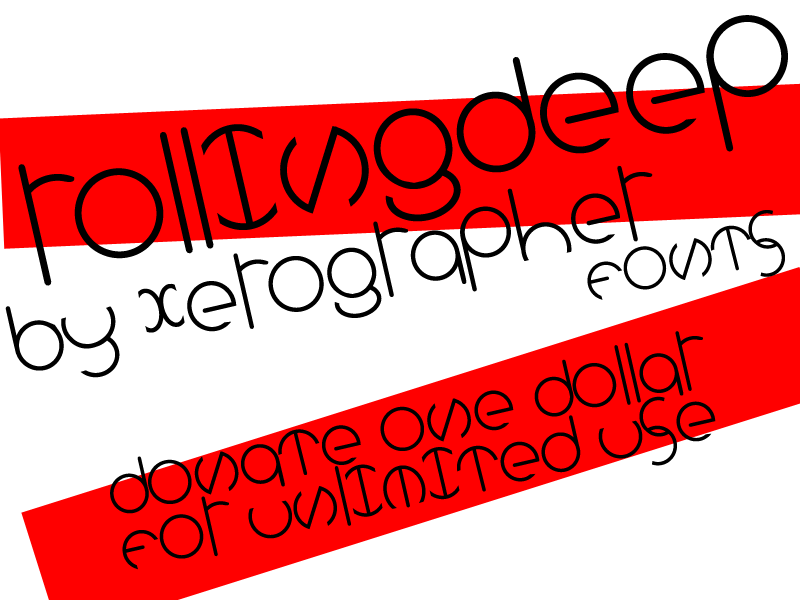 Rollingdeep Font