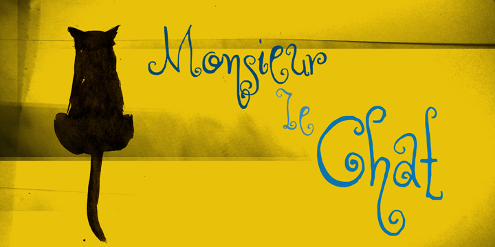DK Monsieur Le Chat Font