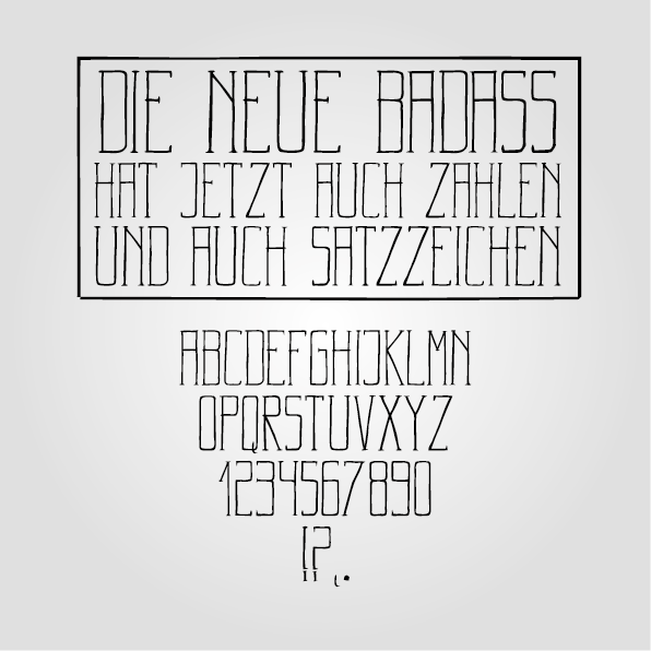 Badass Font