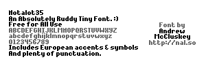 Notalot35 Font