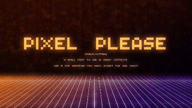 PXLPLZ Font