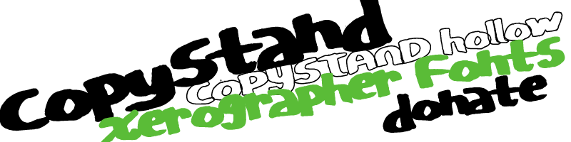 CopyStand Font