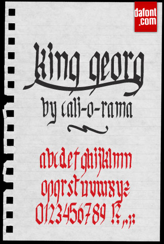 King Georg Font