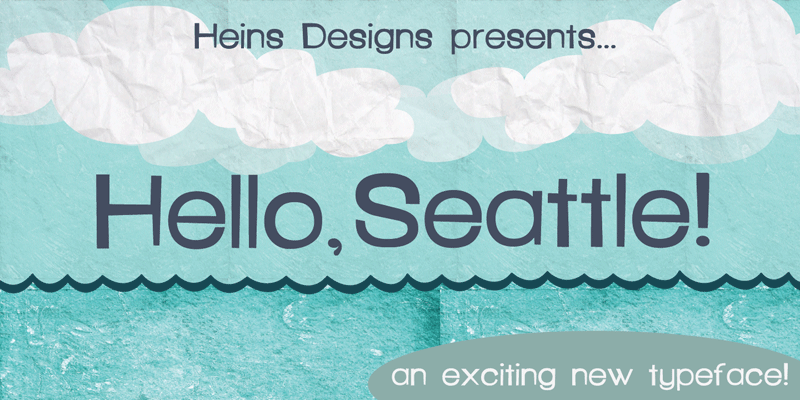 Hello Seattle Font