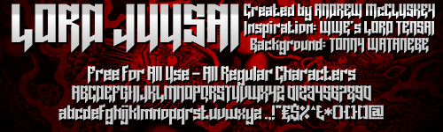 Lord Juusai Font
