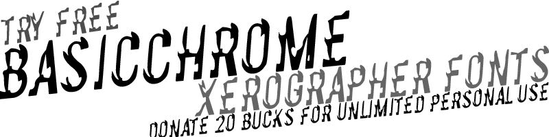 Basic Chrome Font