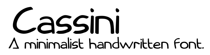 Cassini Font