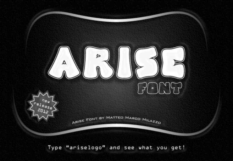Arise Logo Font