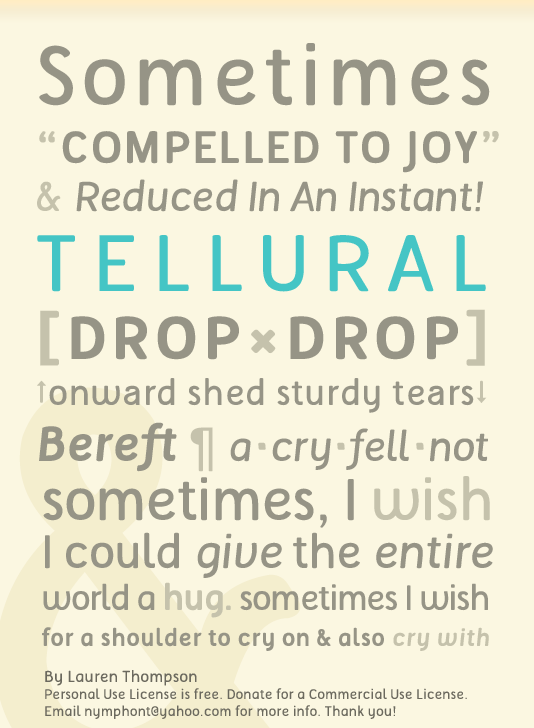 Tellural Font
