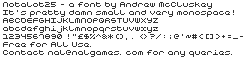 Notalot25 Font
