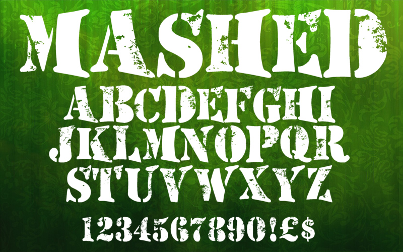 Mashed Font