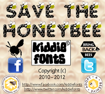 Save The Honeybee Font