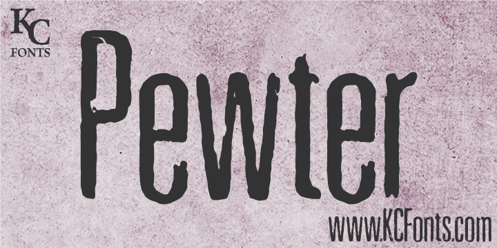 Pewter Font