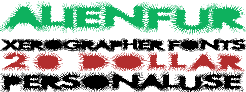 AlienFur Font