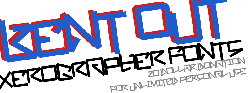 Bent Out Font