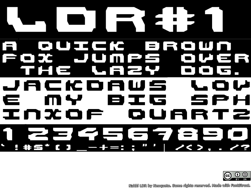 LDR#1 Font