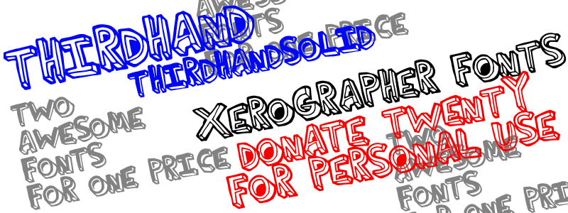 Third Hand Font