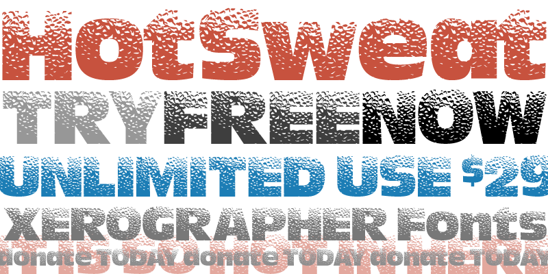 HotSweat Font
