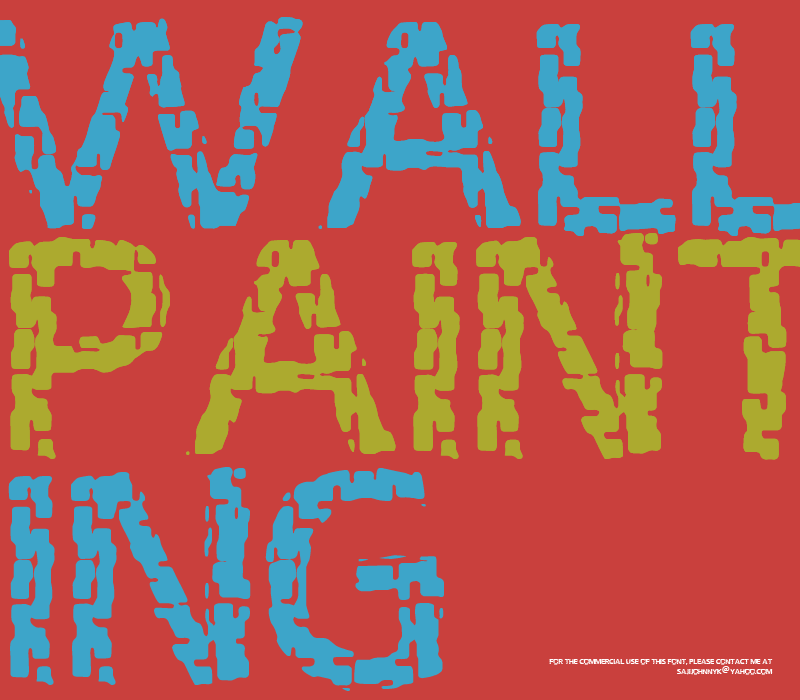 Wall Painting Font