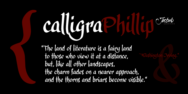 Calligra Phillip Font