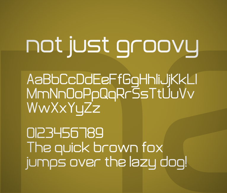 Not Just Groovy Font