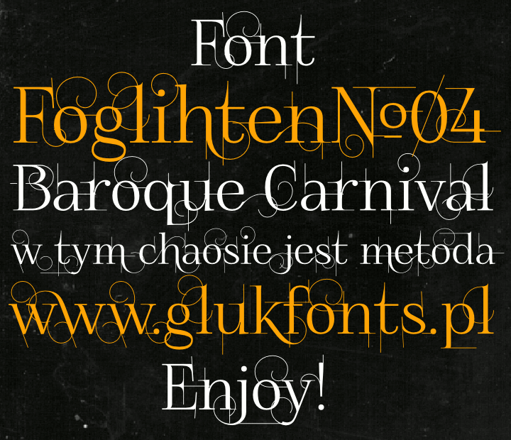 Foglihten No 04 Font
