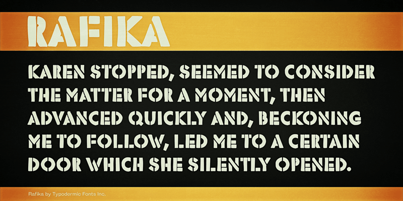 Rafika Font