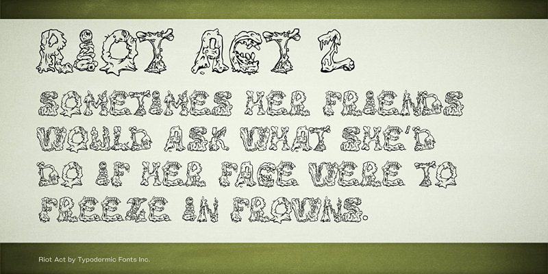 Riot Act Font