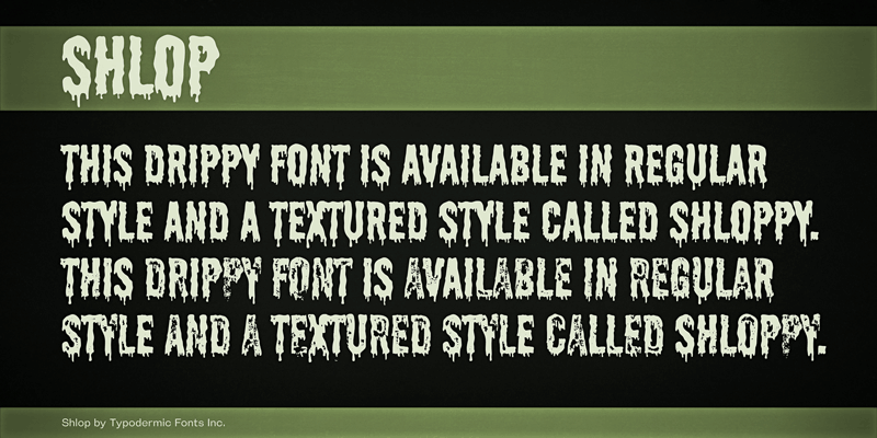 Shlop Font