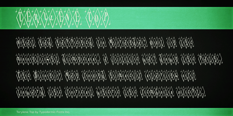 Terylene Top Font