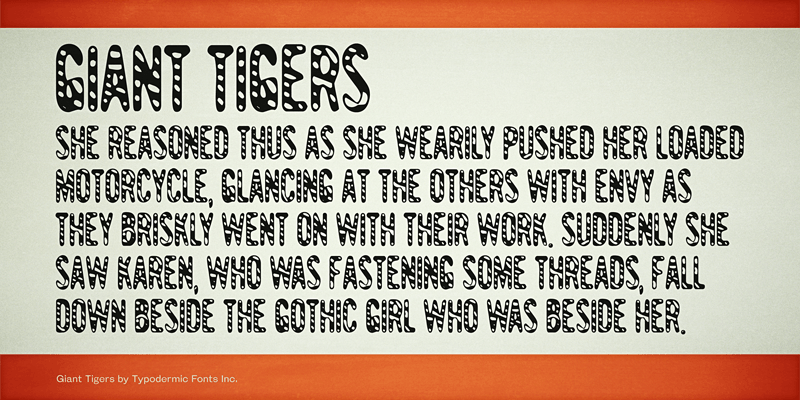 Giant Tigers Font
