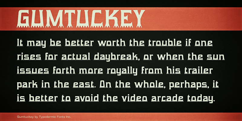 Gumtuckey Font