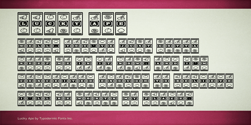 Lucky Ape Font