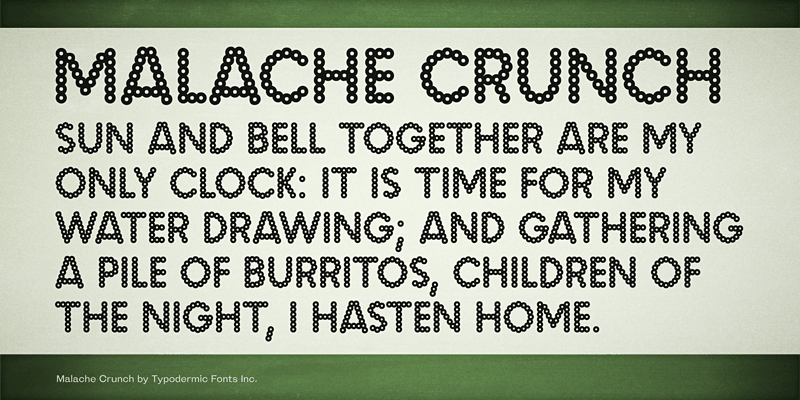 Malache Crunch Font