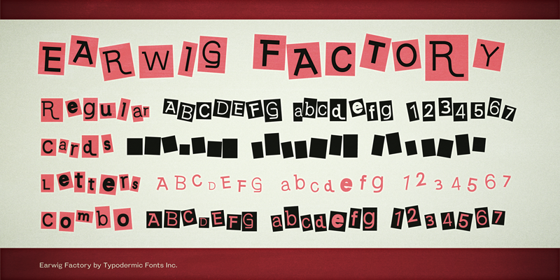Earwig Factory Font