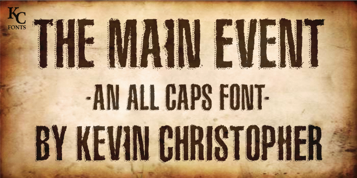 The Main Event Font