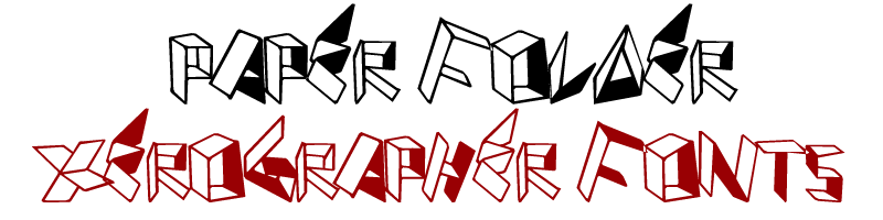 Paper Folder Font
