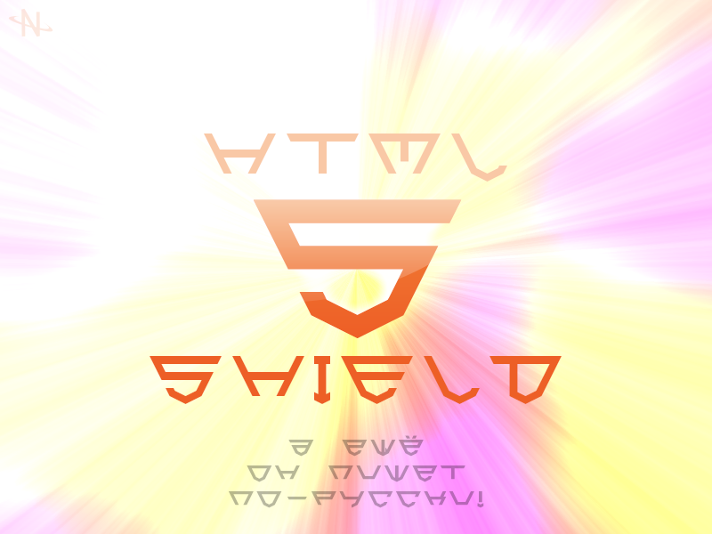 HTML5 Shield Font