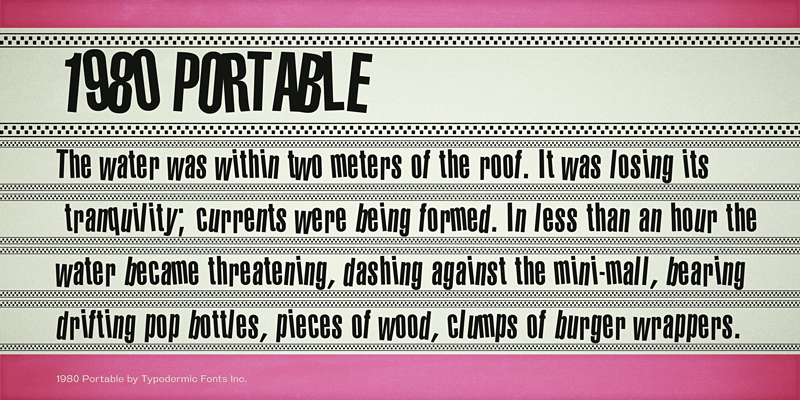 1980 Portable Font