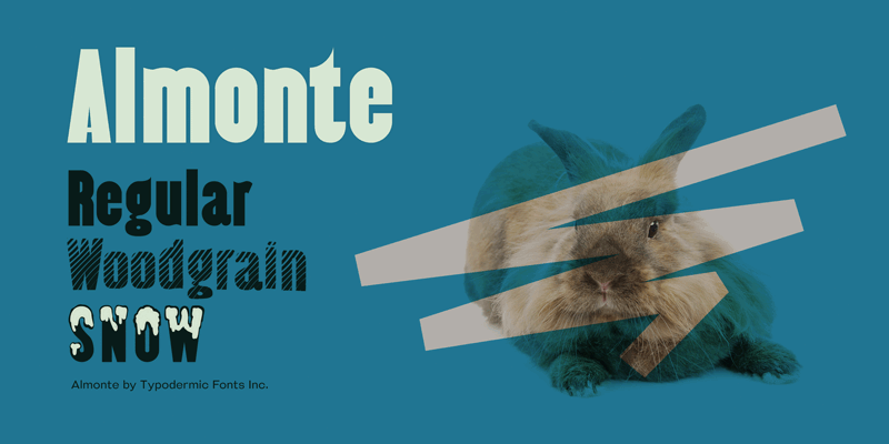 Almonte Woodgrain Font