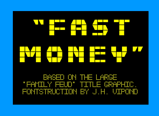 Fast Money Font