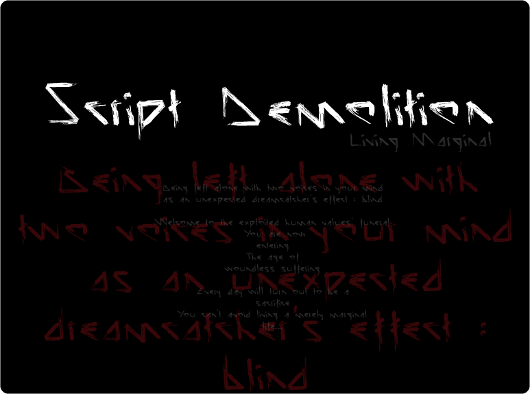 Script Demolition Font