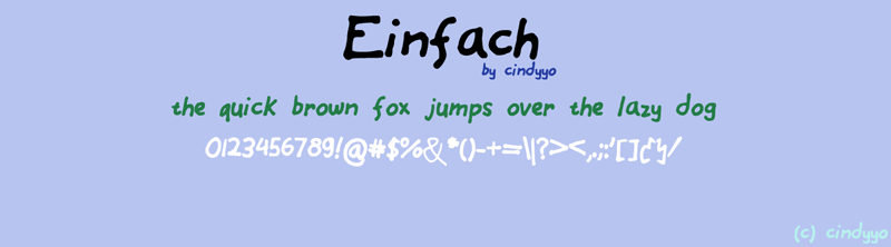 Einfach Font
