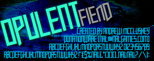 Opulent Fiend Font